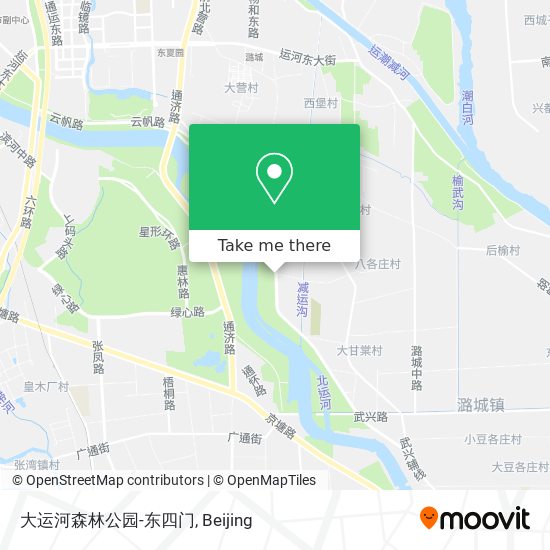 大运河森林公园-东四门 map