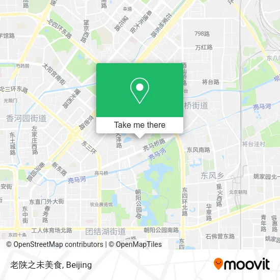 老陕之未美食 map
