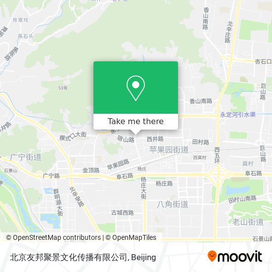 北京友邦聚景文化传播有限公司 map