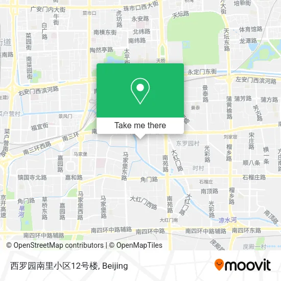 西罗园南里小区12号楼 map