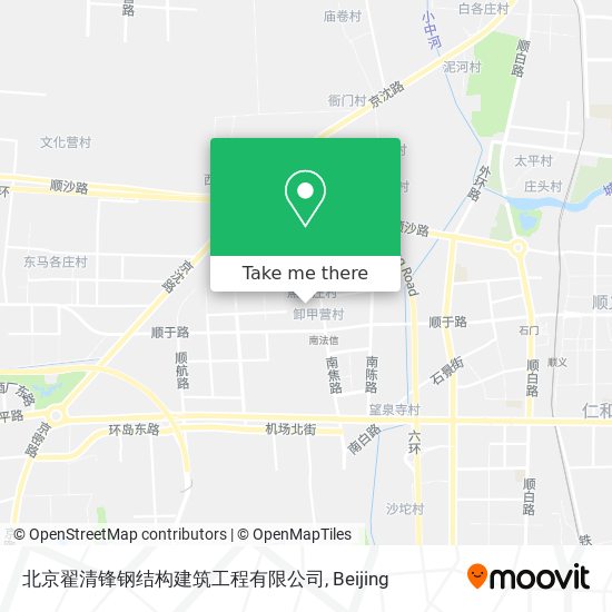 北京翟清锋钢结构建筑工程有限公司 map