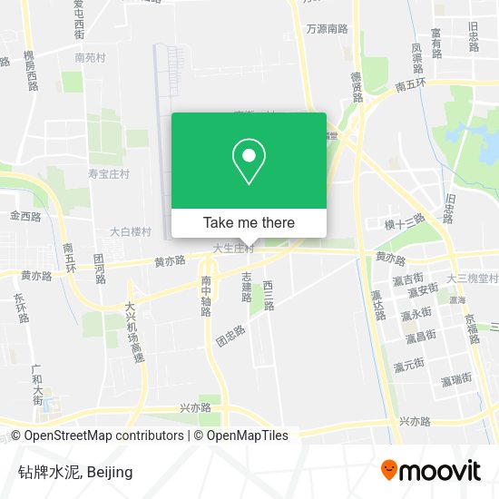钻牌水泥 map
