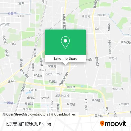 北京宏福口腔诊所 map