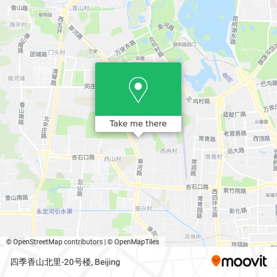 四季香山北里-20号楼 map