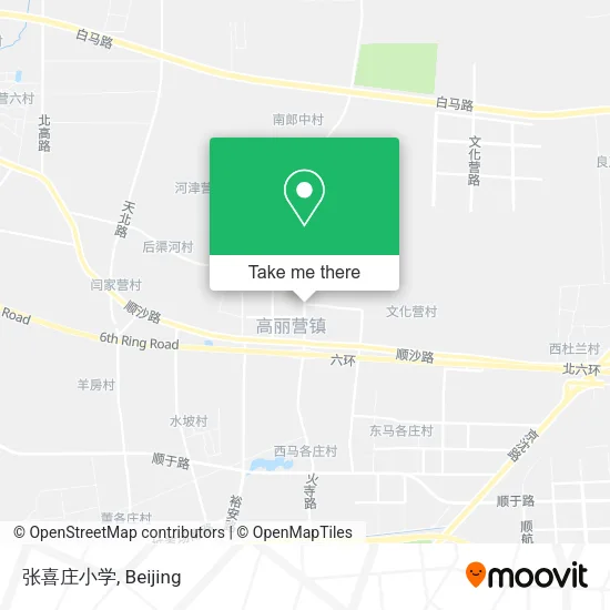 张喜庄小学 map