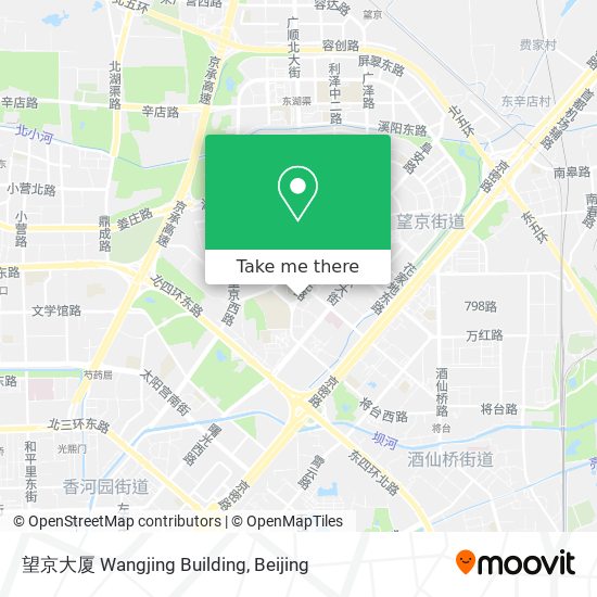 望京大厦 Wangjing Building map