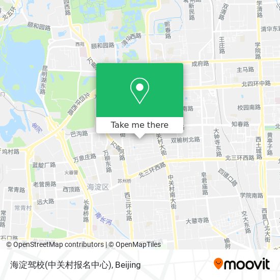 海淀驾校(中关村报名中心) map