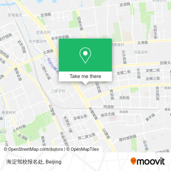 海淀驾校报名处 map