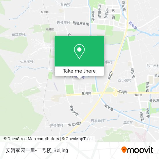 安河家园一里-二号楼 map