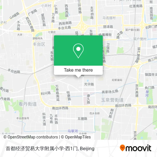 首都经济贸易大学附属小学-西1门 map
