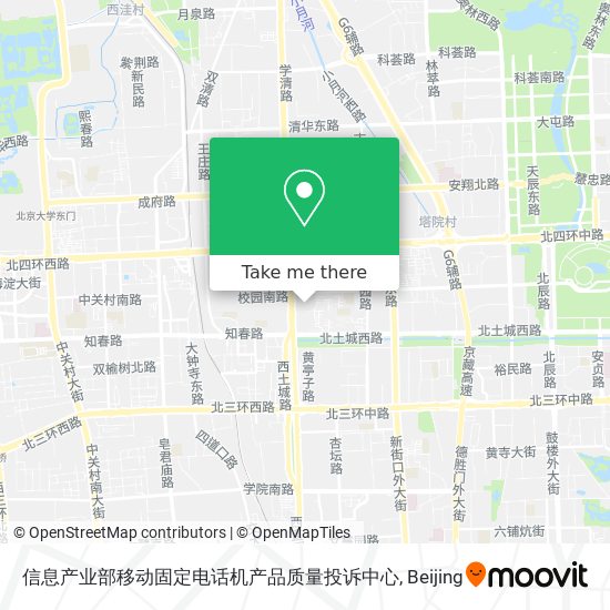 信息产业部移动固定电话机产品质量投诉中心 map