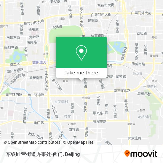 东铁匠营街道办事处-西门 map