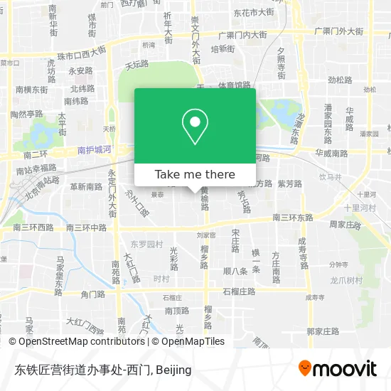 东铁匠营街道办事处-西门 map