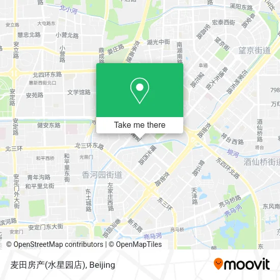 麦田房产(水星园店) map