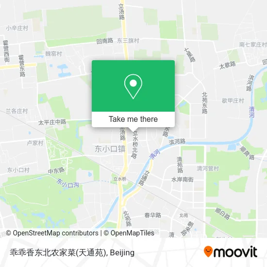 乖乖香东北农家菜(天通苑) map