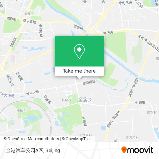 金港汽车公园A区 map