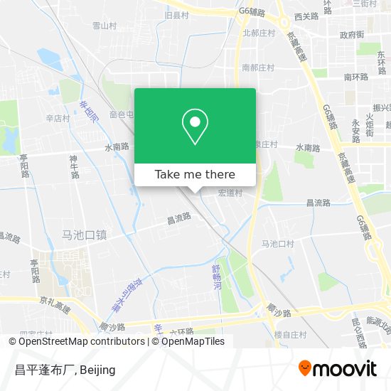 昌平蓬布厂 map