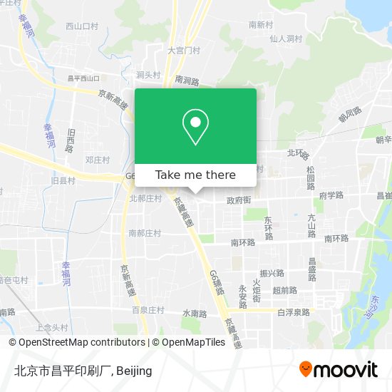 北京市昌平印刷厂 map