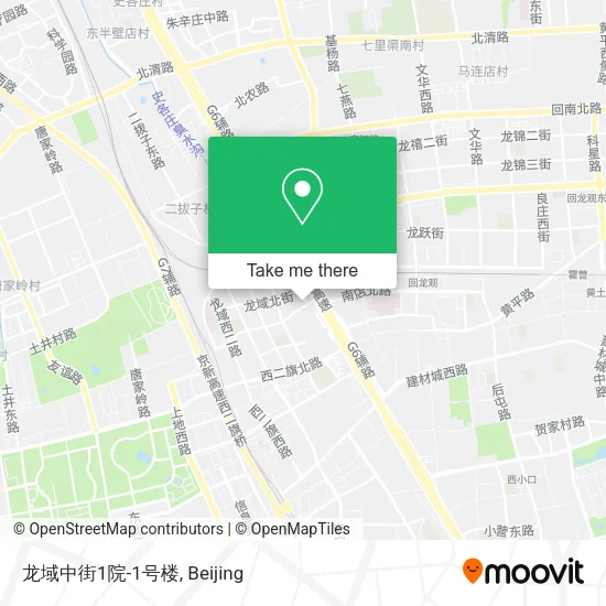 龙域中街1院-1号楼 map