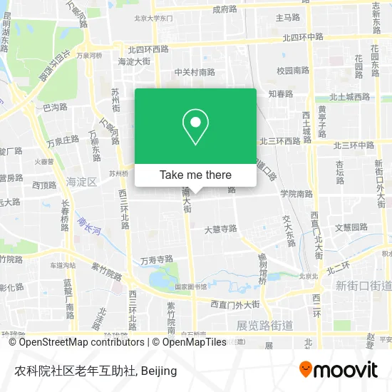 农科院社区老年互助社 map