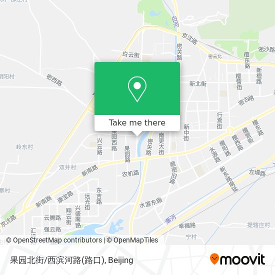 果园北街/西滨河路(路口) map
