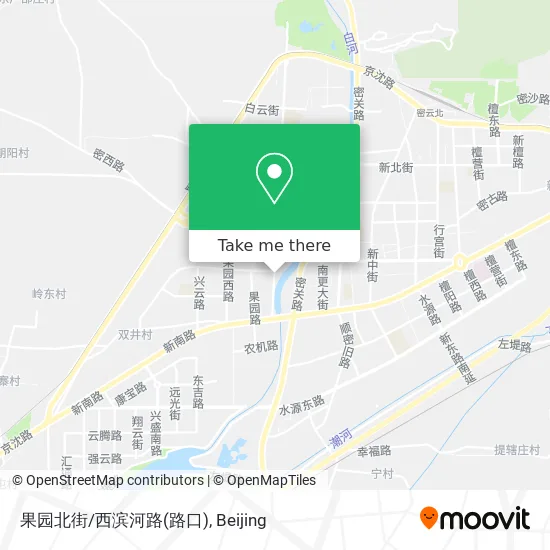 果园北街/西滨河路(路口) map