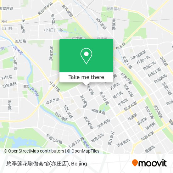 悠季莲花瑜伽会馆(亦庄店) map
