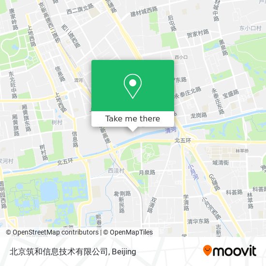 北京筑和信息技术有限公司 map