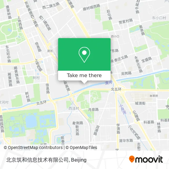 北京筑和信息技术有限公司 map