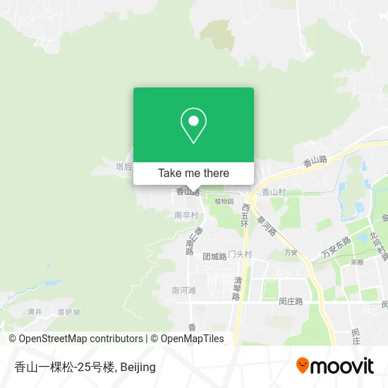 香山一棵松-25号楼 map