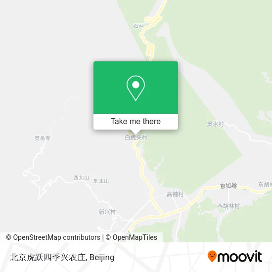 北京虎跃四季兴农庄 map