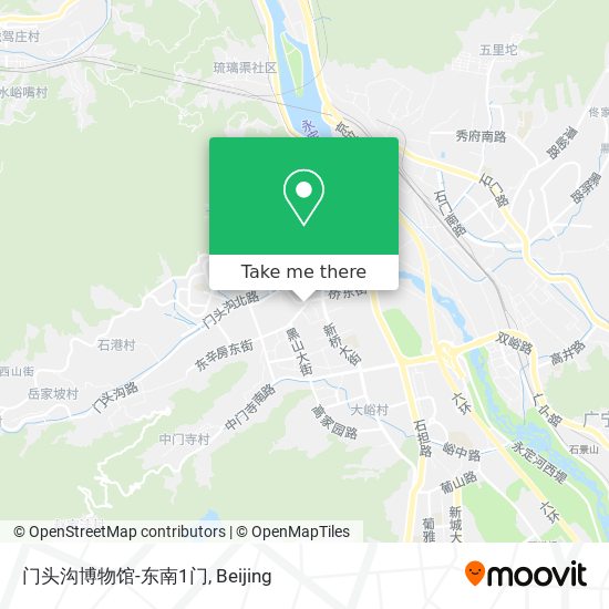 门头沟博物馆-东南1门 map