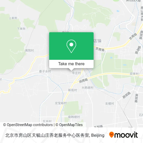 北京市房山区天毓山庄养老服务中心医务室 map