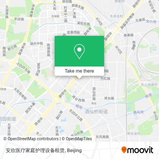 安欣医疗家庭护理设备租赁 map