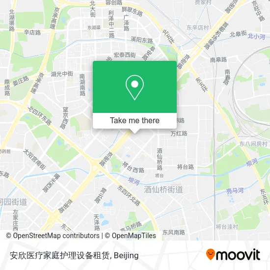 安欣医疗家庭护理设备租赁 map