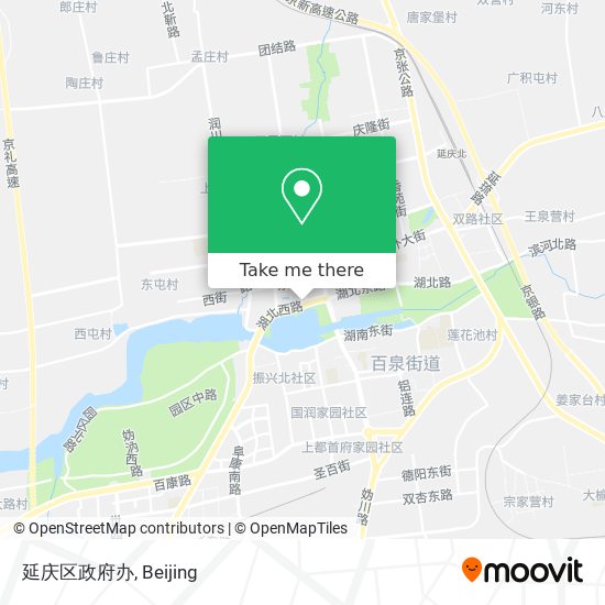 延庆区政府办 map