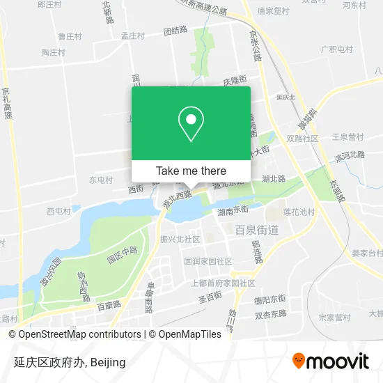 延庆区政府办 map