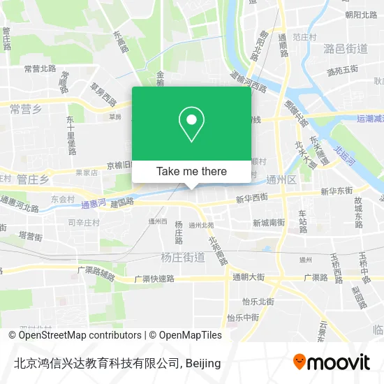 北京鸿信兴达教育科技有限公司 map