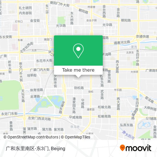 广和东里南区-东3门 map