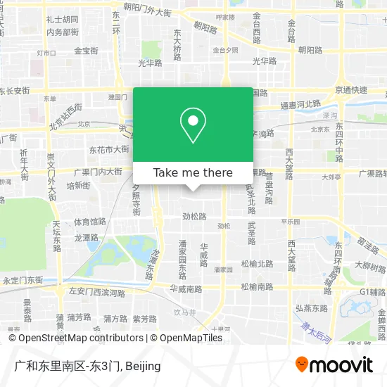 广和东里南区-东3门 map