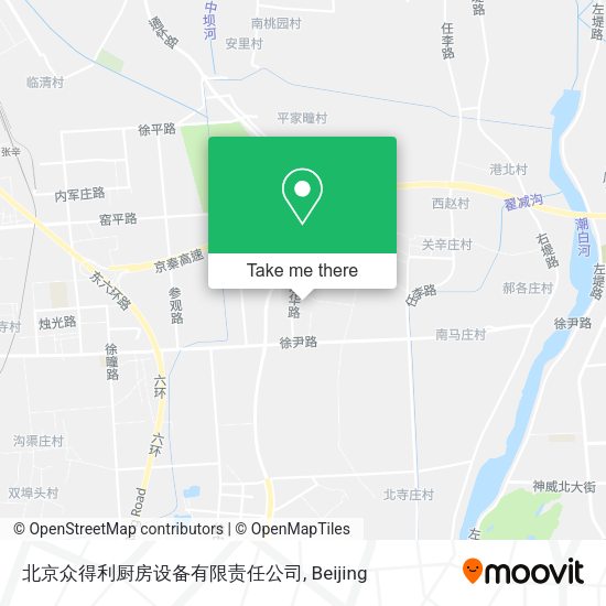 北京众得利厨房设备有限责任公司 map