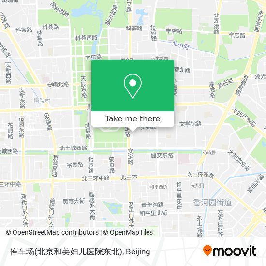 停车场(北京和美妇儿医院东北) map