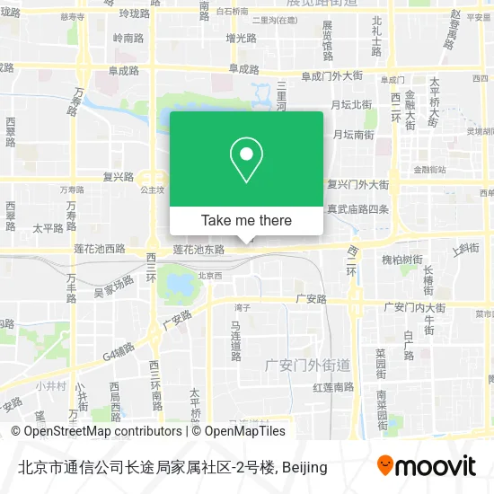 北京市通信公司长途局家属社区-2号楼 map