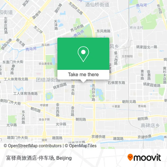 富驿商旅酒店-停车场 map