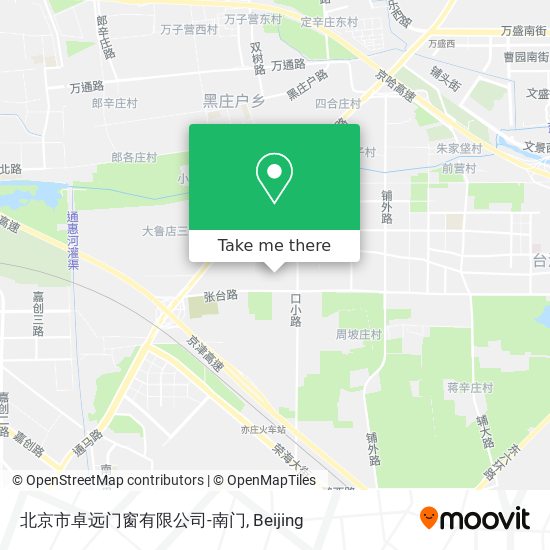 北京市卓远门窗有限公司-南门 map