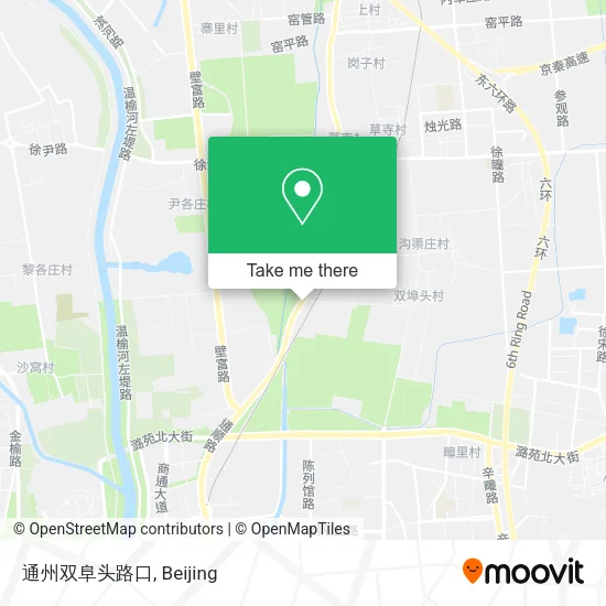 通州双阜头路口 map
