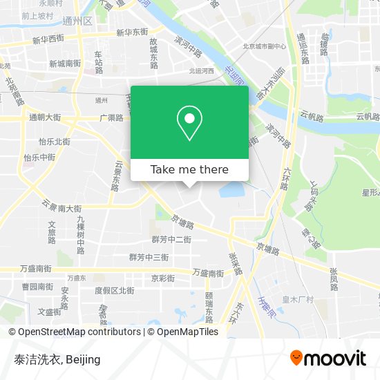 泰洁洗衣 map
