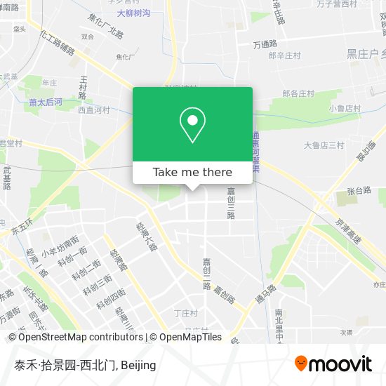 泰禾·拾景园-西北门 map