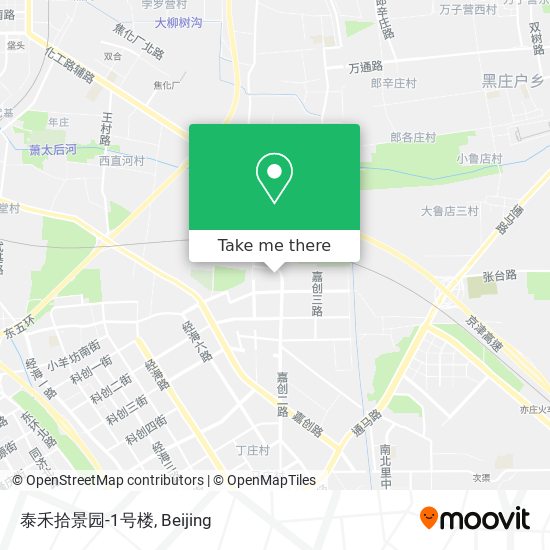 泰禾拾景园-1号楼 map