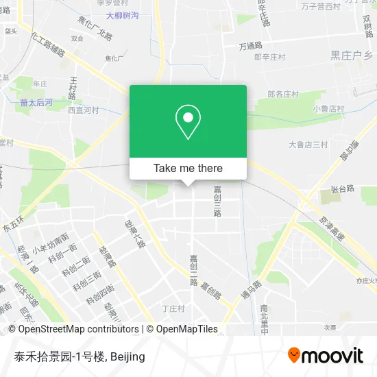 泰禾拾景园-1号楼 map